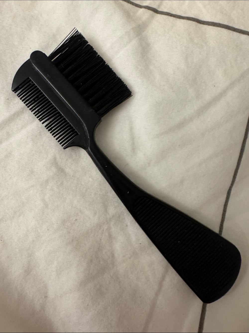 Black Dual-Head eyebrow eyelash Brush Comb